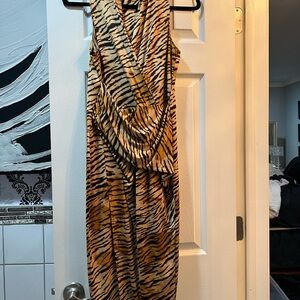 RACHEL Rachel Roy Animal Print Maxi Dress